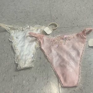 Vintage Victoria’s Secret Beaded G-String Thongs